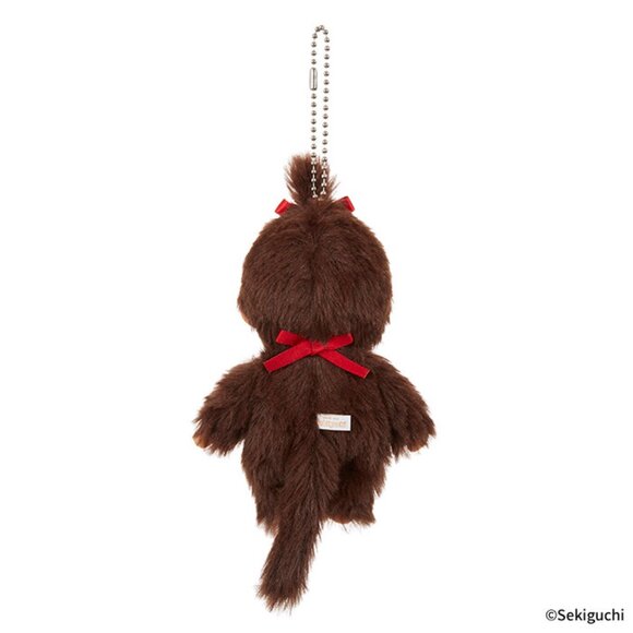 NEW SEKIGUCHI Monchhichi-Chan Classic Plush Mascot Keychain - Picture 3 of 4